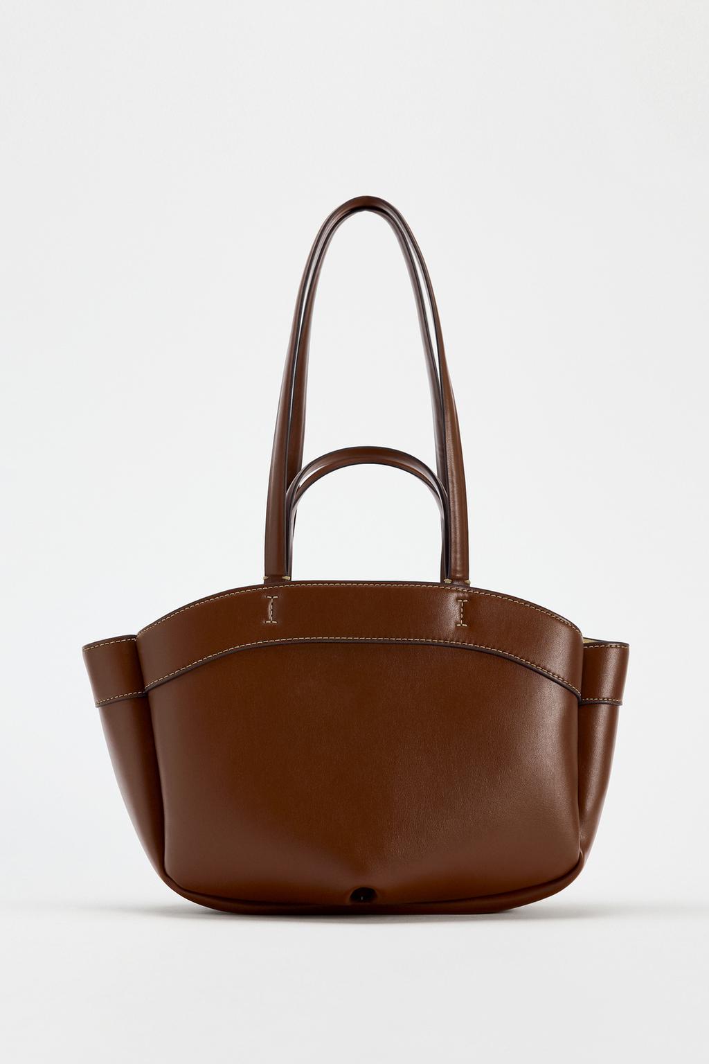 

Сумка для покупок ZARA, цвет Chocolate