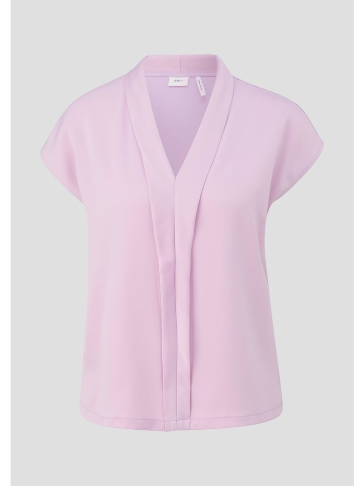 

s.Oliver Футболка цвета 4703_лаванда, Хаки, s.Oliver Футболка цвета 4703_лаванда