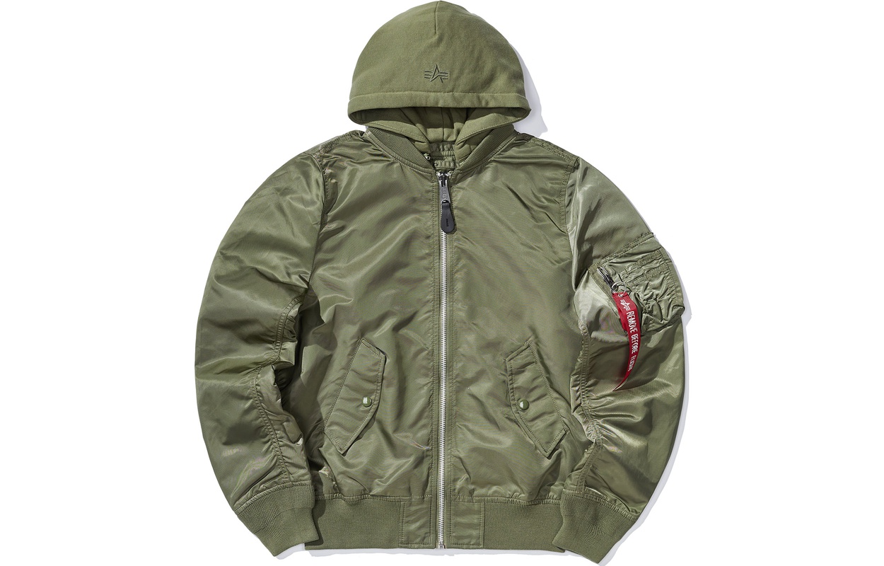 

Alpha Industries Парка с меховым воротником, Green GRD