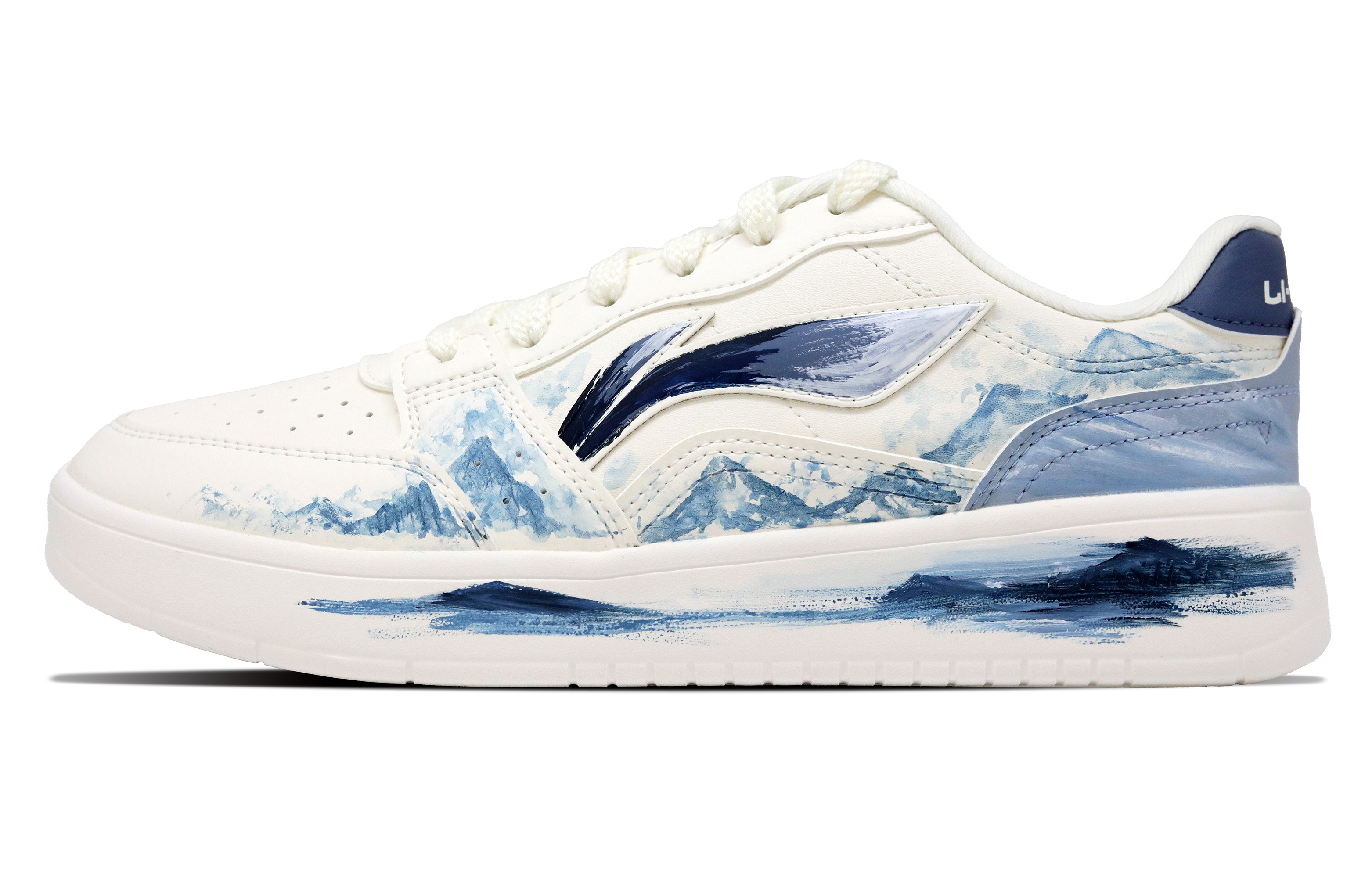 

LINING Кроссовки для скейтбординга Acer Truncatum с противоскользящим покрытием, износостойкие, мужские, светло-синие