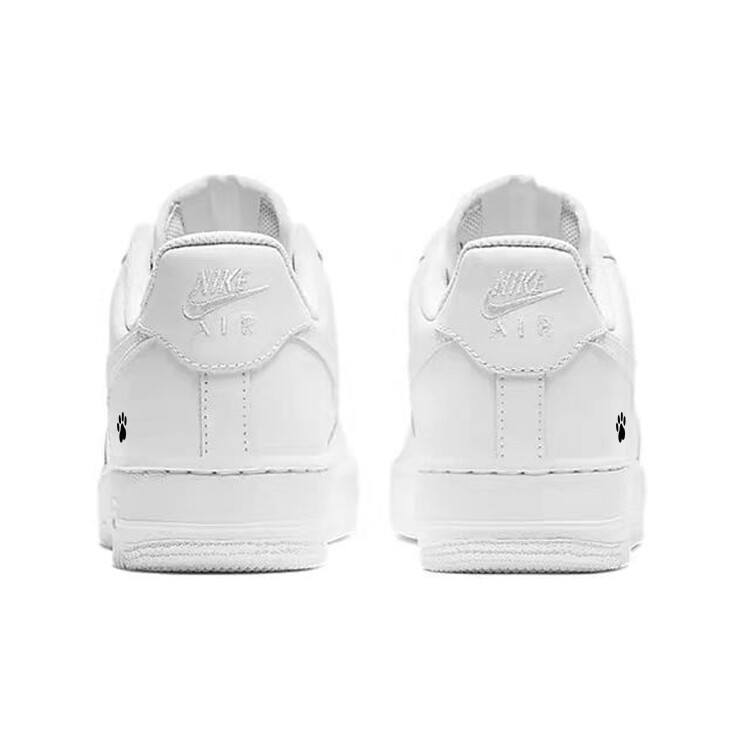 Кроссовки Nike Air Force 1 Skateboarding Shoes Women's Low-top Black/white, белый — фото 4