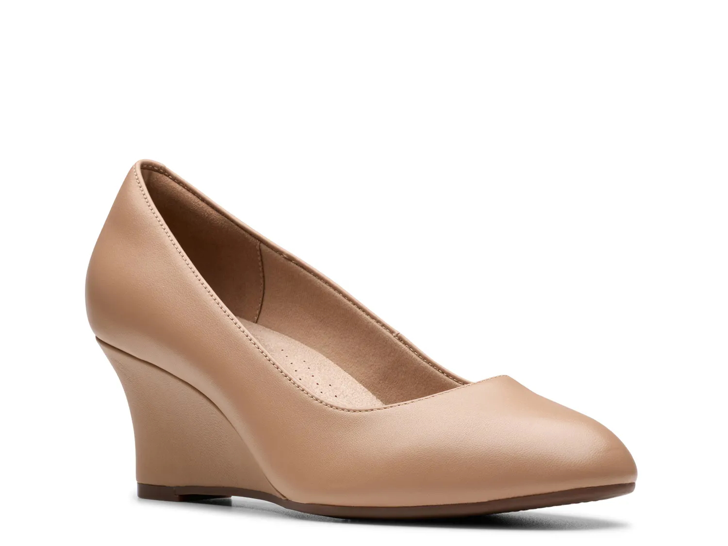 

Туфли Olivette Pearl Wedge Pump Clarks, бежевый
