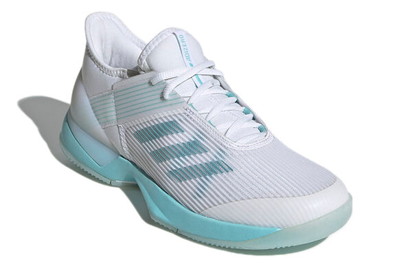 Кроссовки parley x adizero ubersonic 3 'blue spirit' Adidas, белый — фото 3