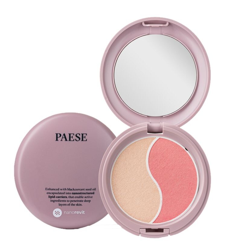 

Paese Nanorevit Glow Duo Effect палетка для контуринга лица, 4.5 g