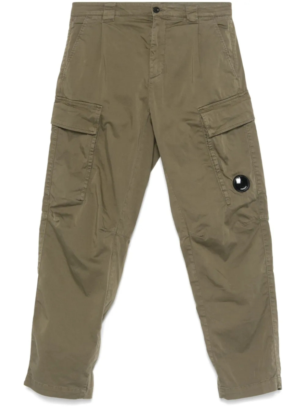 

C.P. Company брюки карго с декором Lens, зеленый
