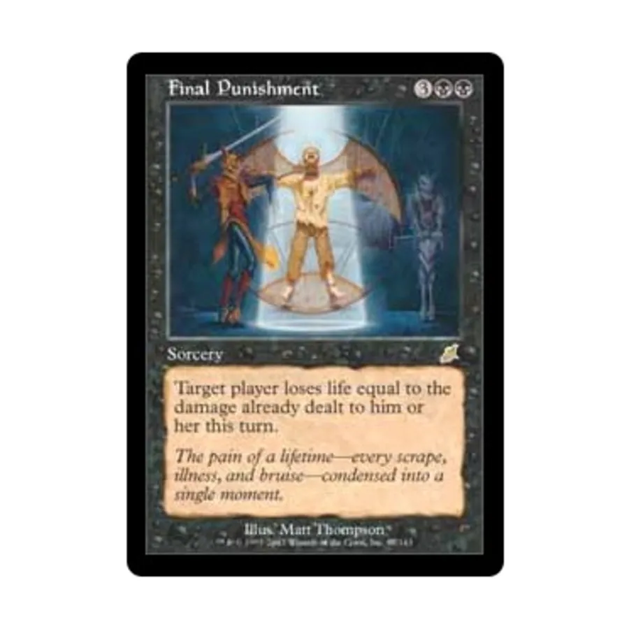 

CCG Последнее наказание (клавиша R), MTG - Scourge