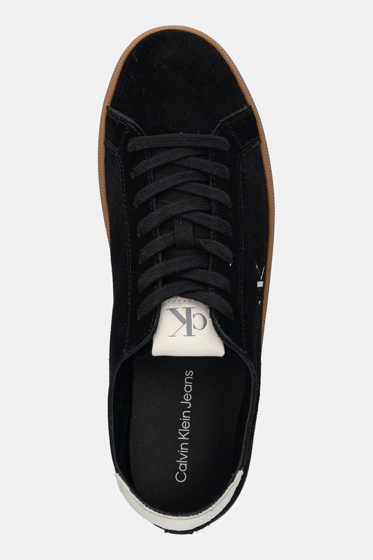 Замшевые кроссовки LOW PROFILE CUPSOLE SU Calvin Klein Jeans, черный — фото 4