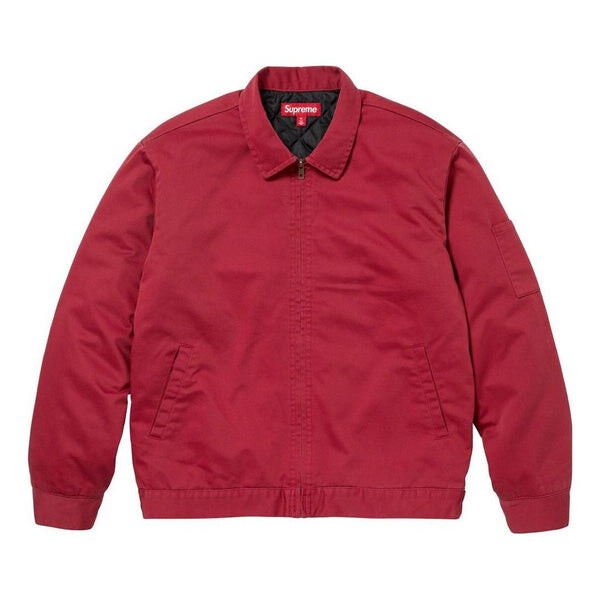 

Куртка x h.r. giger embroidered work jacket 'red black' Supreme, красный