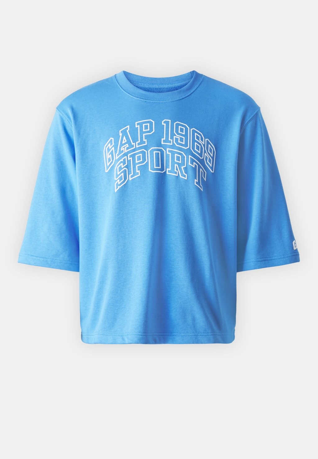 Футболка с принтом FASHION LOGO CREW GAP, синий — фото 4