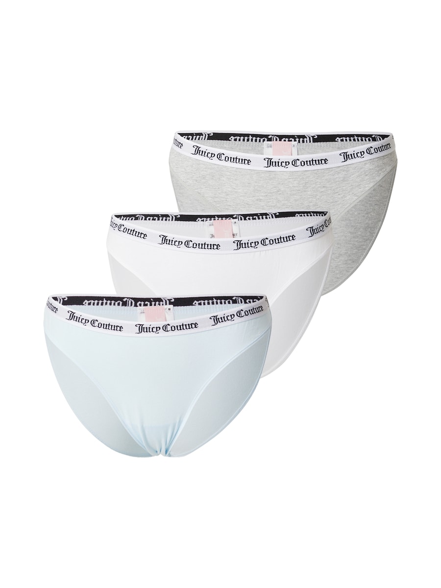 

Трусики Juicy Couture Diddy, Light Blue/Mottled Grey/White