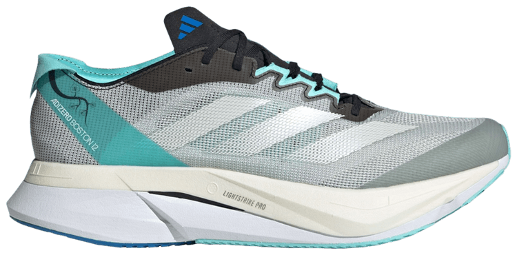 

Кроссовки adidas Adizero Boston 12 'Berlin Marathon 2023', серебряный
