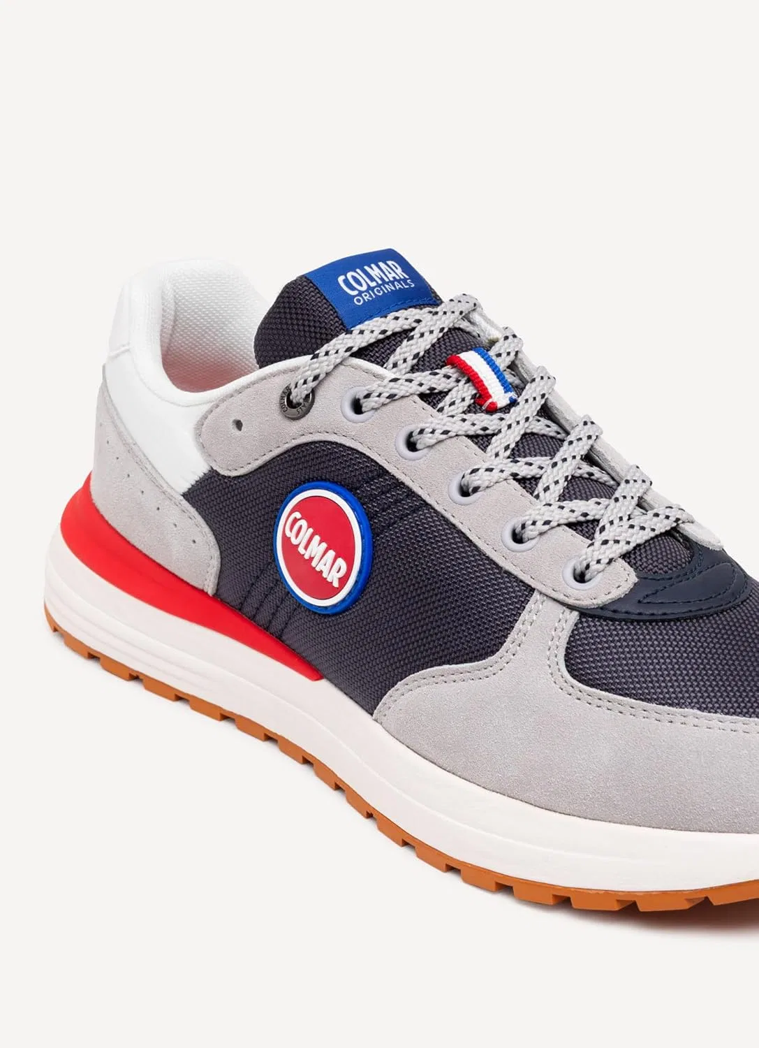 Кроссовки Colmar Unisex Travis Originals Zapatillas, Navy Red White — фото 3