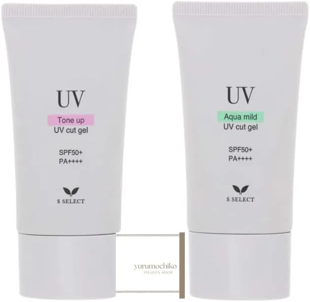 Солнцезащитный гель SPF 50+ PA++++, 2 шт по 70 г, тонирующий лавандово-розовый и прозрачный