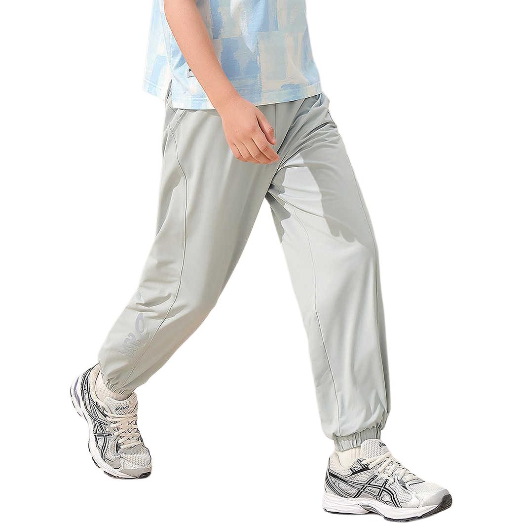 Детские вязаные спортивные штаны для детей 3-7 лет urban light trend SS25 9022 ASICS, серый — фото 3