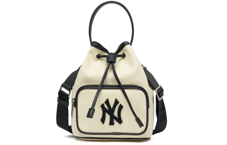 

MLB Премиальный рюкзак-ведро из холста, через плечо, кроссбоди Regular Unisex Ecru