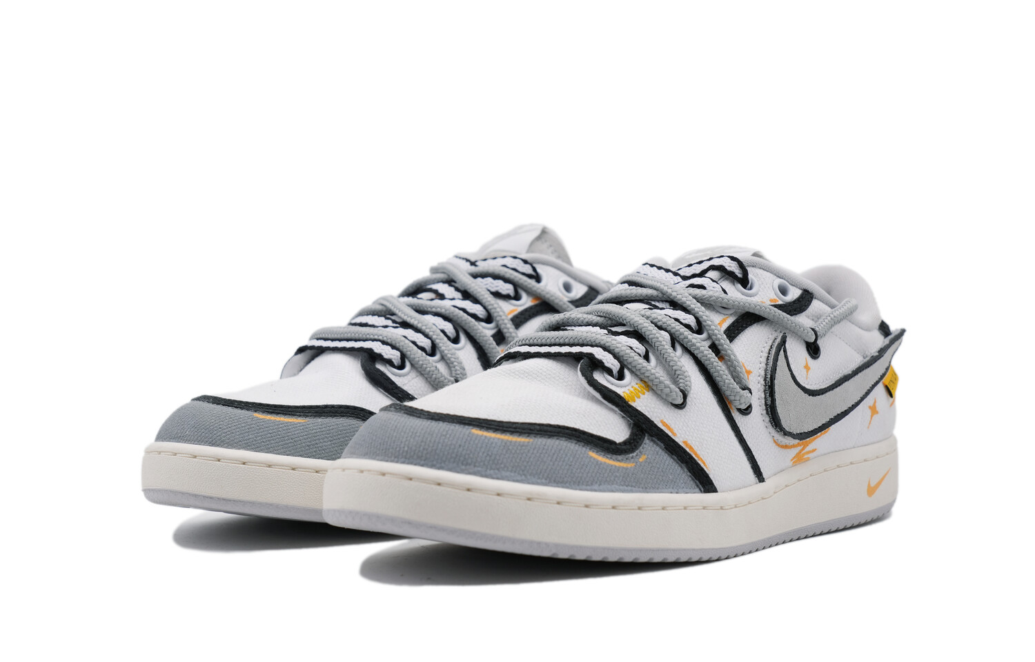 

Кроссовки Union LA X Air Jordan Vintage Basketball Shoes Unisex Low-top White/gray, белый/серый