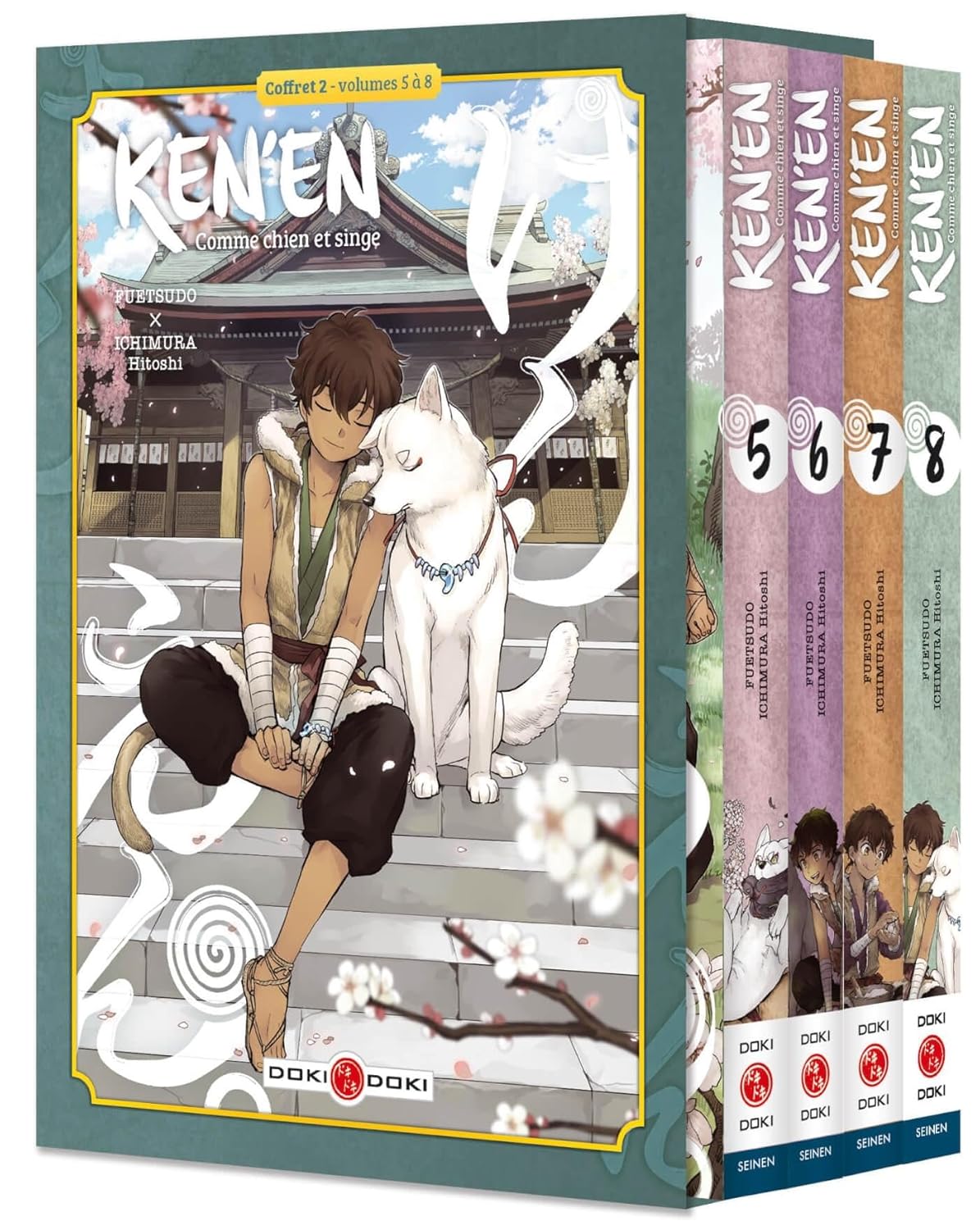 

Ken'en - Comme chien et singe - coffret - vol. 05 à vol. 08 (BAMBOO)