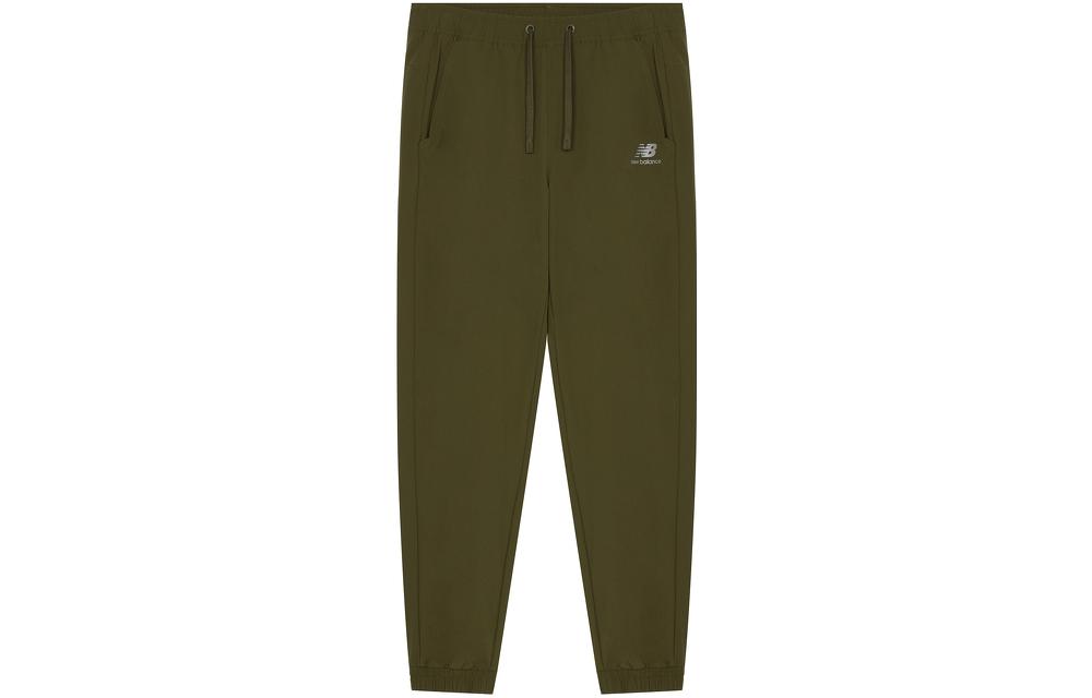 

New Balance Трикотажные спортивные брюки женские зеленые