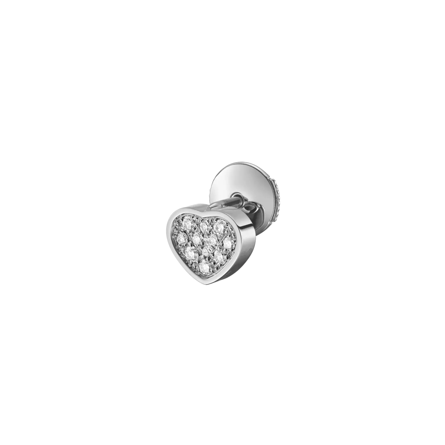 

Серьга Chopard My happy hearts из белого золота с бриллиантами