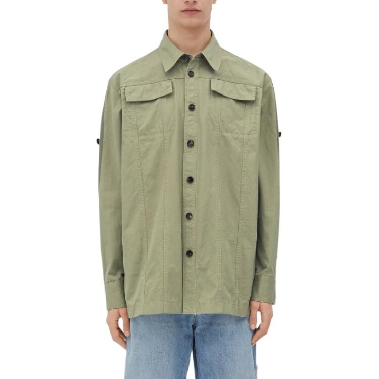 

Рубашка женская зеленая Bottega Veneta