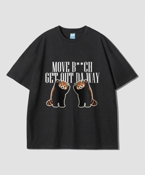 

Футболка с коротким рукавом, оверсайз GRANFINNY, черная