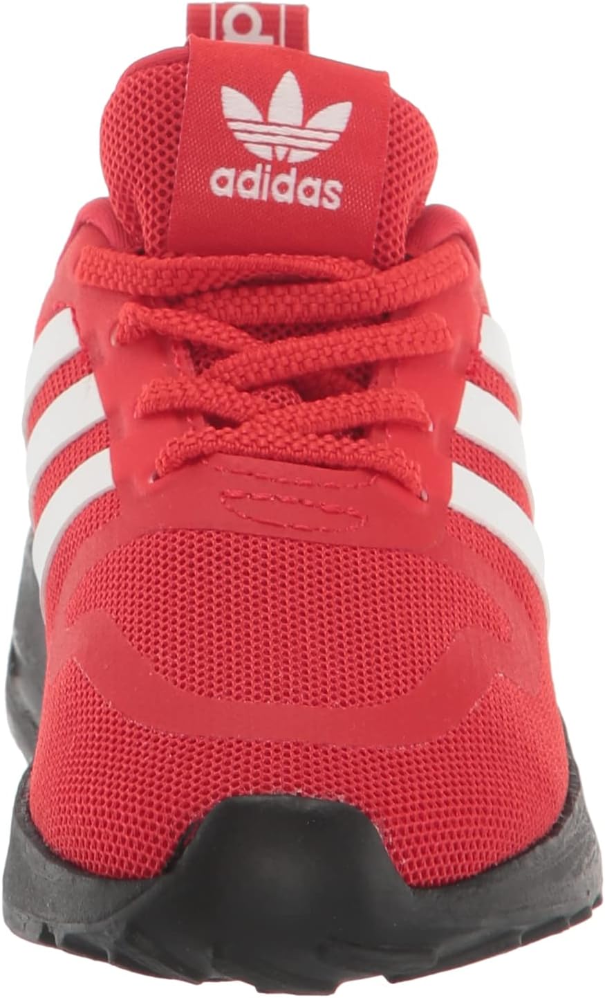 Детские кроссовки Adidas Originals унисекс Multix, белый/черный/красный/ярко-красный — фото 2