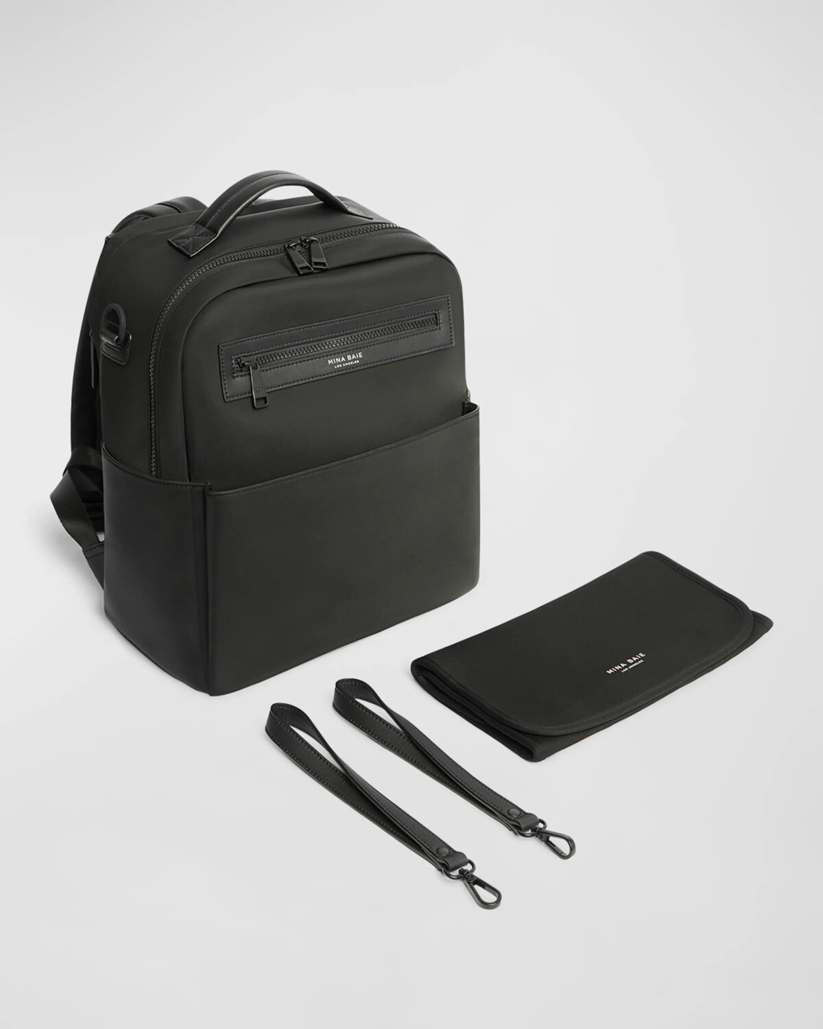 

Нейлоновый рюкзак для подгузников Noah Mina Baie, цвет Black/Black