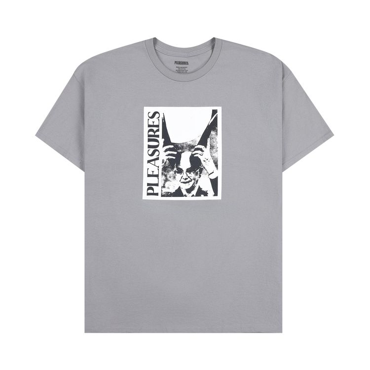 

Футболка Pleasures Horny T-Shirt Ice Grey, серый