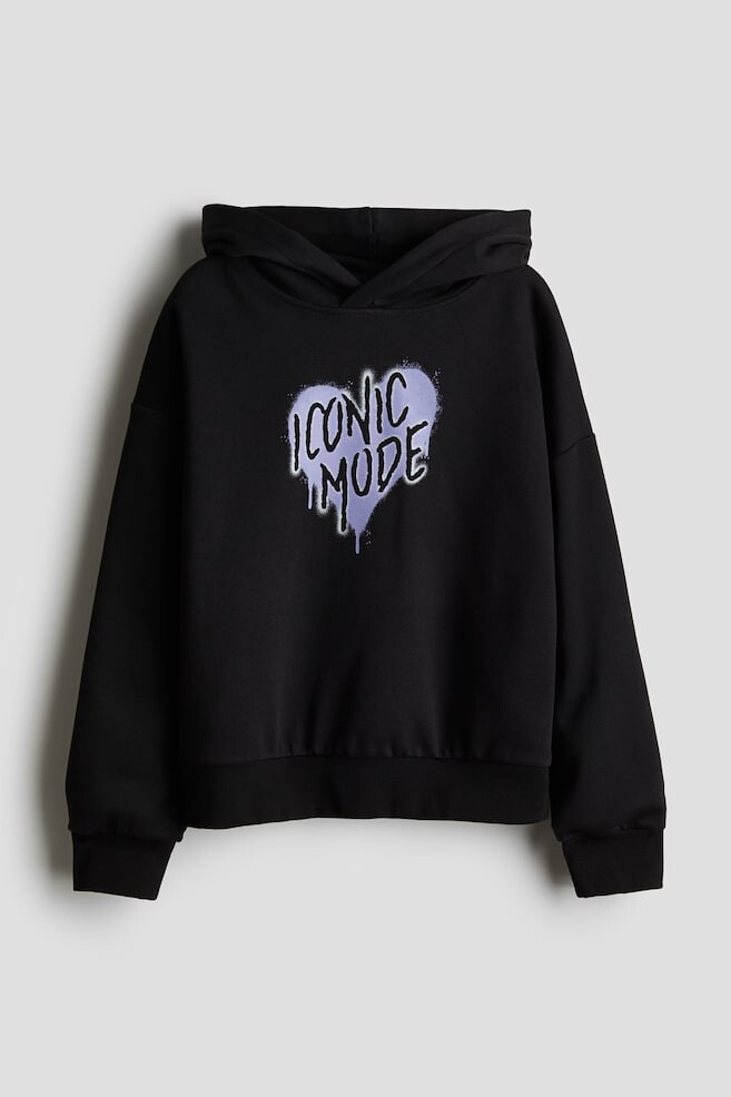 

Толстовка с принтом H&M, черный