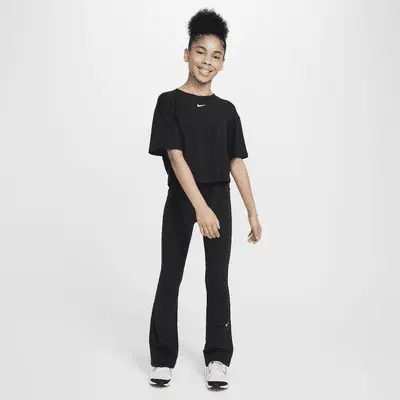 Топ Nike One Relaxed, черный/белый — фото 4