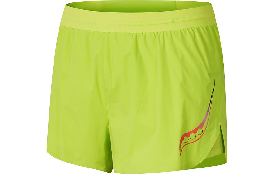 

Saucony Повседневные шорты мужские yellow green