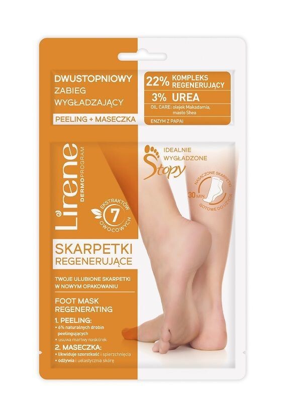 

Lirene Dermoprogram Stopy Idealnie Wygładzone маска для ног, 1 шт.