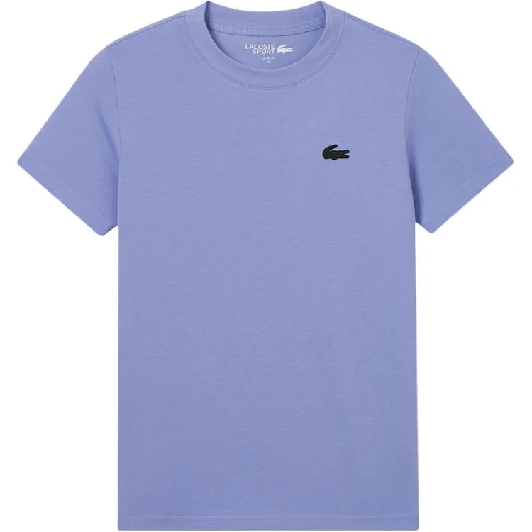 Футболка LACOSTE 5qd/wisteria, с вышитым логотипом, фиолетовый