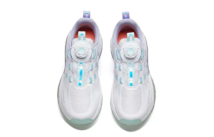 Кроссовки Anta kids Kids Lifestyle Shoes GS Low-top White/lilac — фото 3