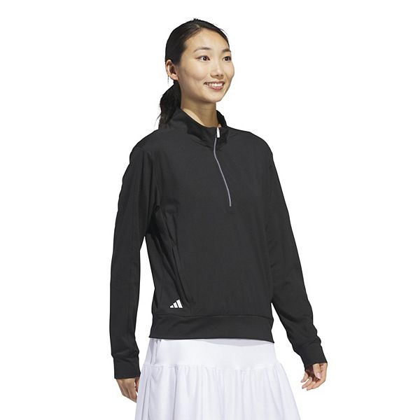 Женский лонгслив ultimate365 с молнией на четверть Adidas, Black — фото 3