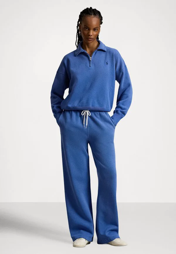Флисовая толстовка с застежкой-молнией до середины груди Polo Ralph Lauren, New Iris Blue — фото 2