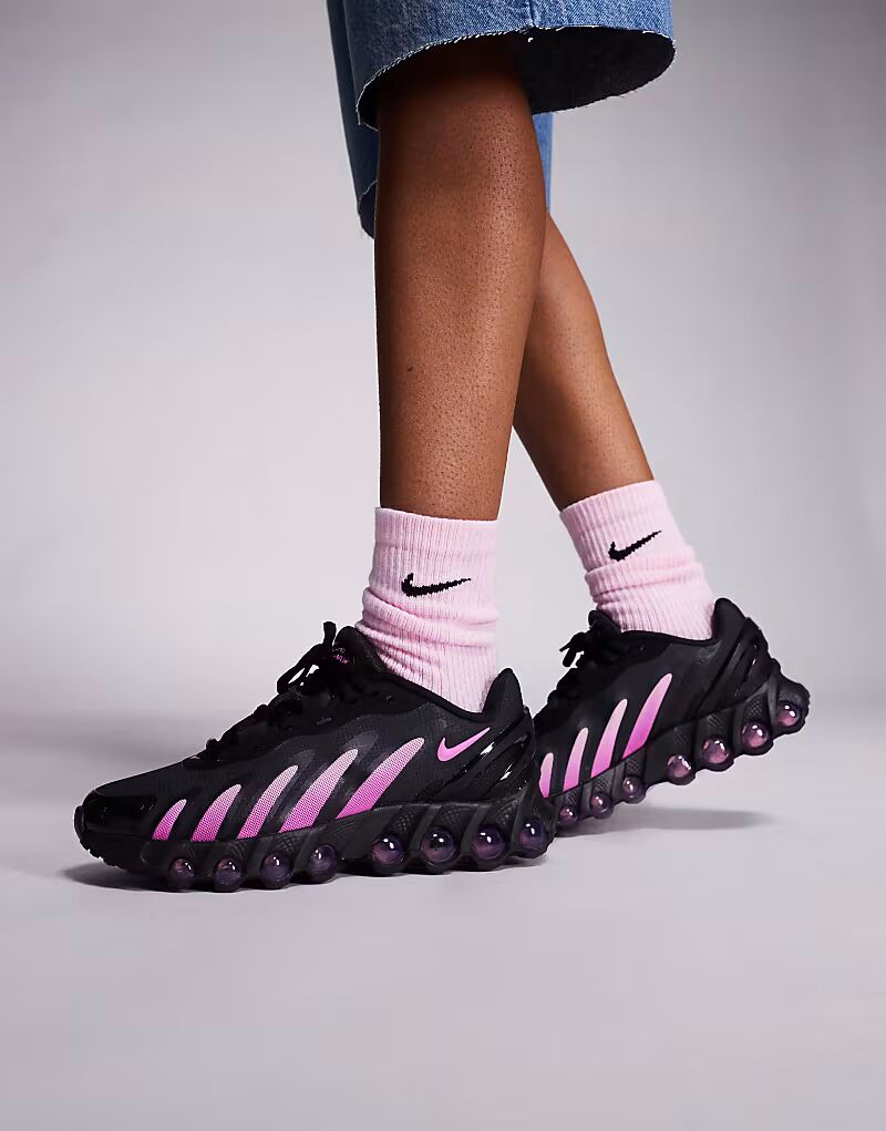 Кроссовки Nike Air Max DN8 черного и розового цветов