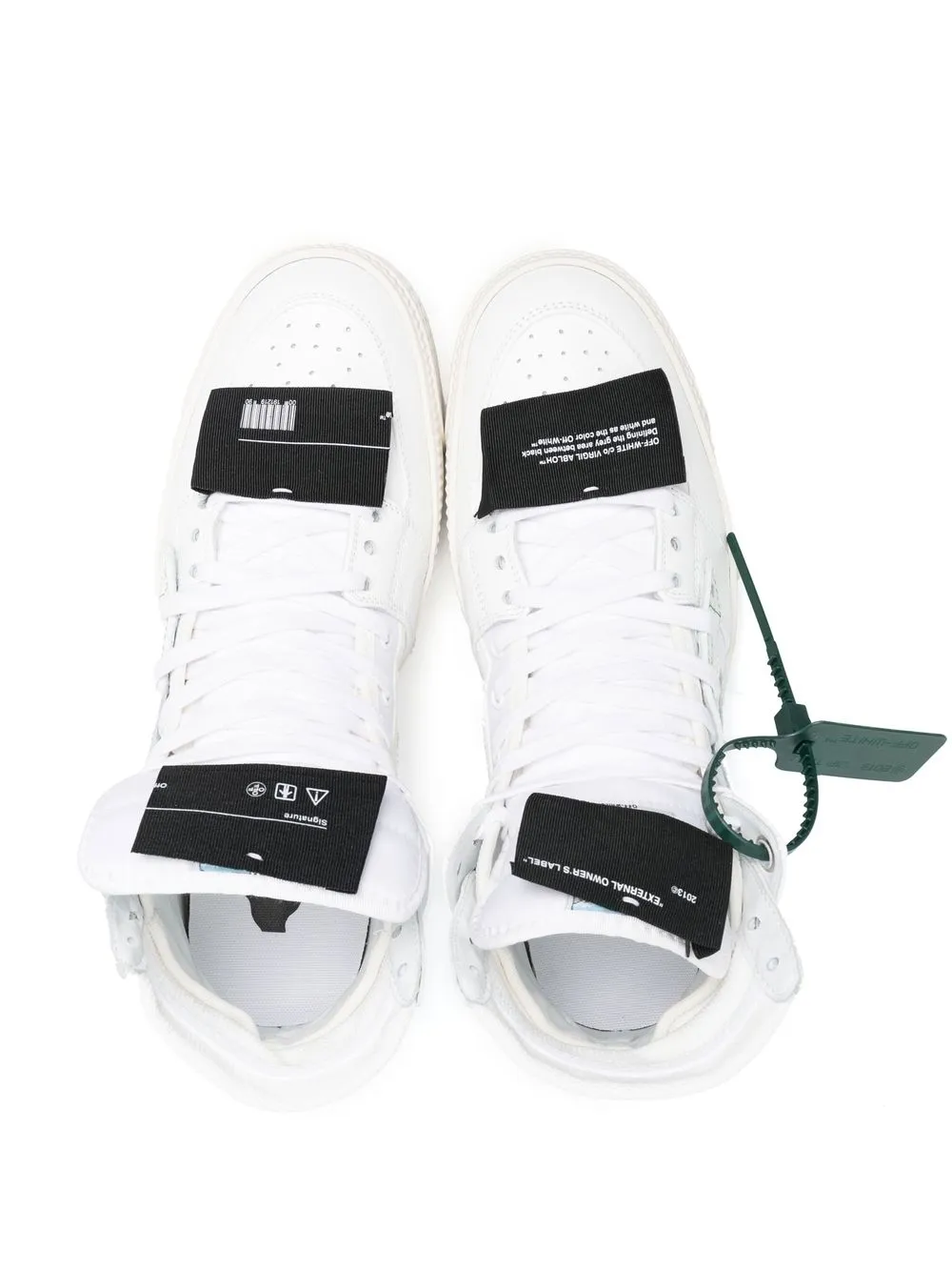 Высокие кеды Off-Court 3.0 Off-White, белый — фото 4
