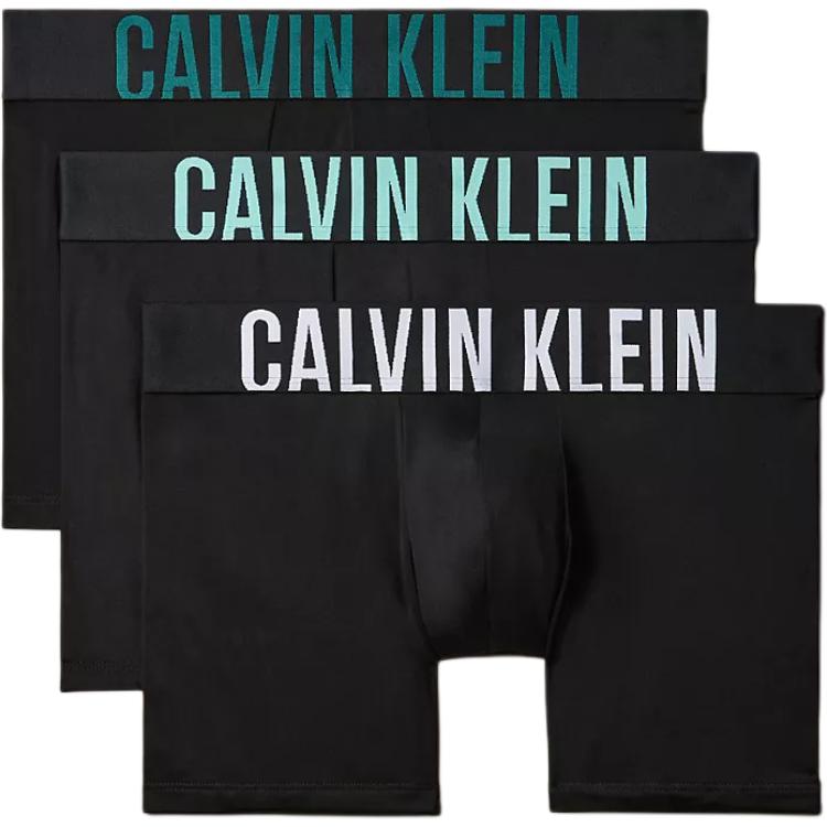 

Трусы с логотипом на поясе, набор из трех Calvin Klein, зеленый