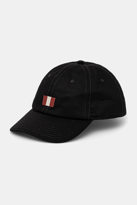 

Хлопковая кепка с козырьком Bally, черный