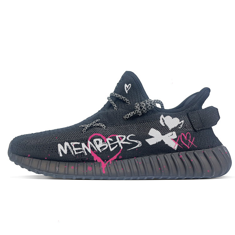 

Кроссовки Yeezy Boost 350 V2 Lifestyle унисекс с низким верхом, белый/розовый Adidas Originals