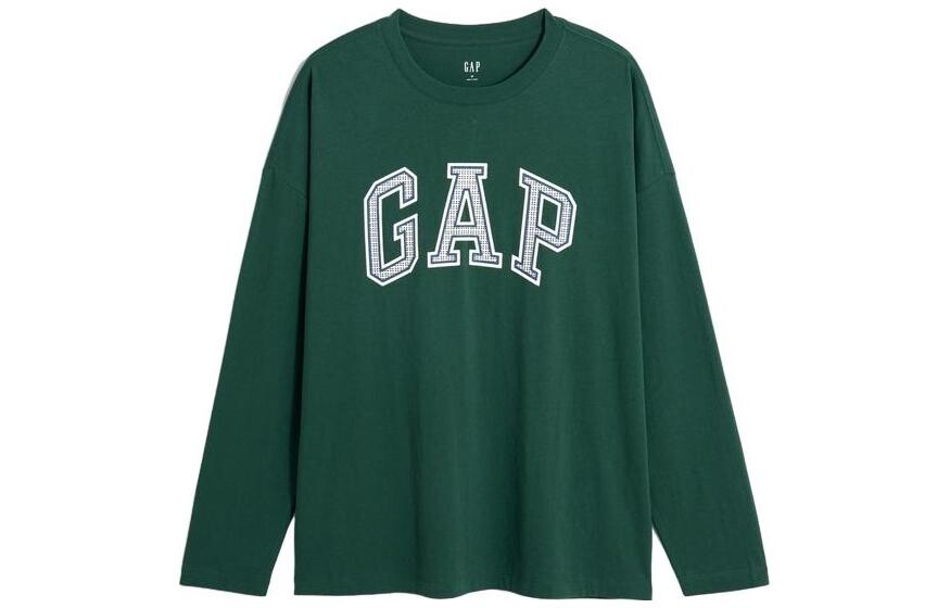 

Футболка унисекс зеленая Gap, зеленый