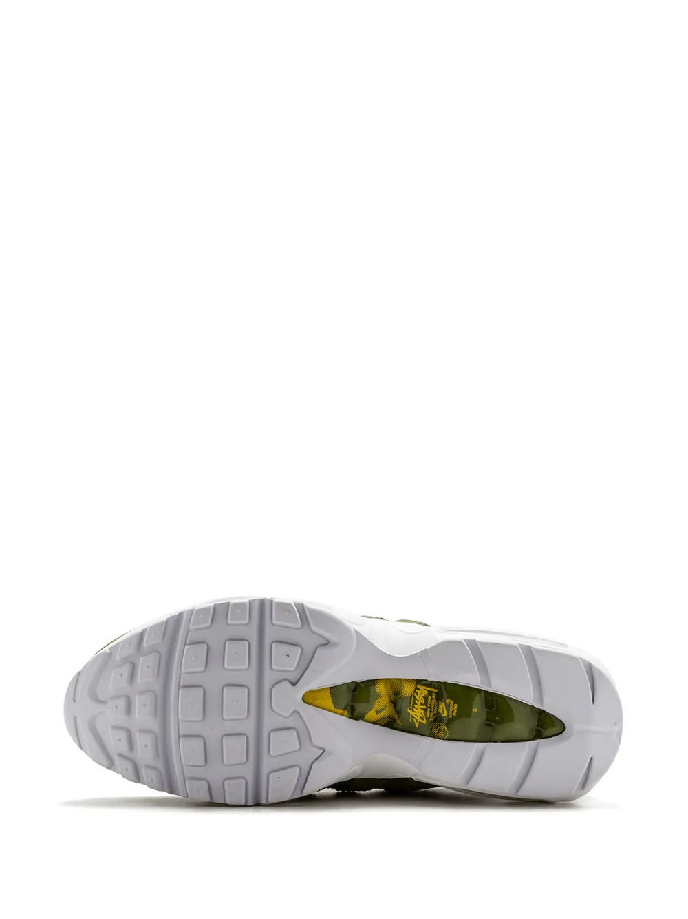 Кроссовки Air Max 95 'Stussy - Olive' из коллаборации со Stussy Nike, зеленый — фото 4