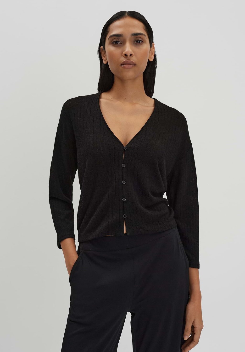 

Кардиган LOOSE FIT RIB someday., черный