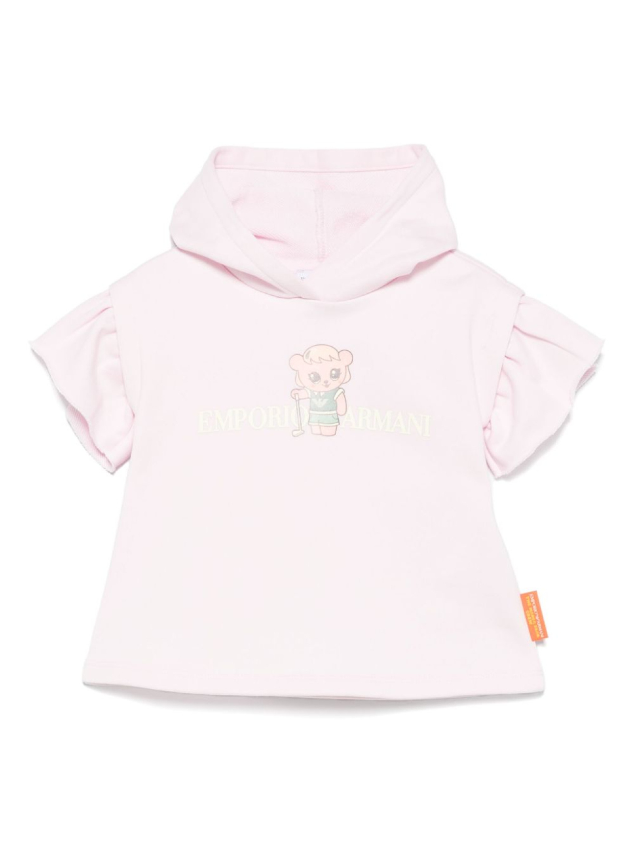 

Emporio Armani Kids платье с логотипом, розовый