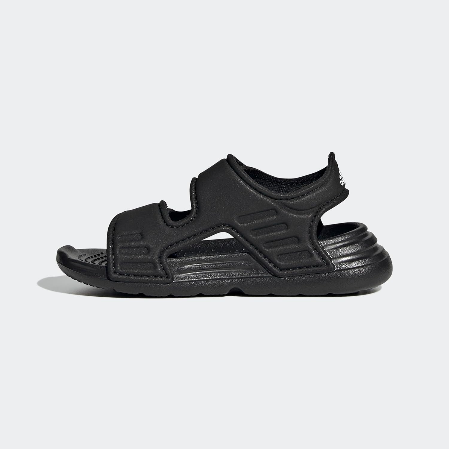 Сандалии для купания adidas Altaswim для малышей унисекс, белый/черный/серый — фото 2