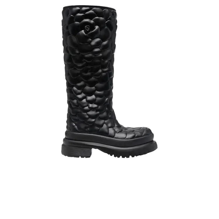 Ботинки Valentino Valentino Wmns Atelier 03 Rain Boot 'Rose Edition - Black', черный