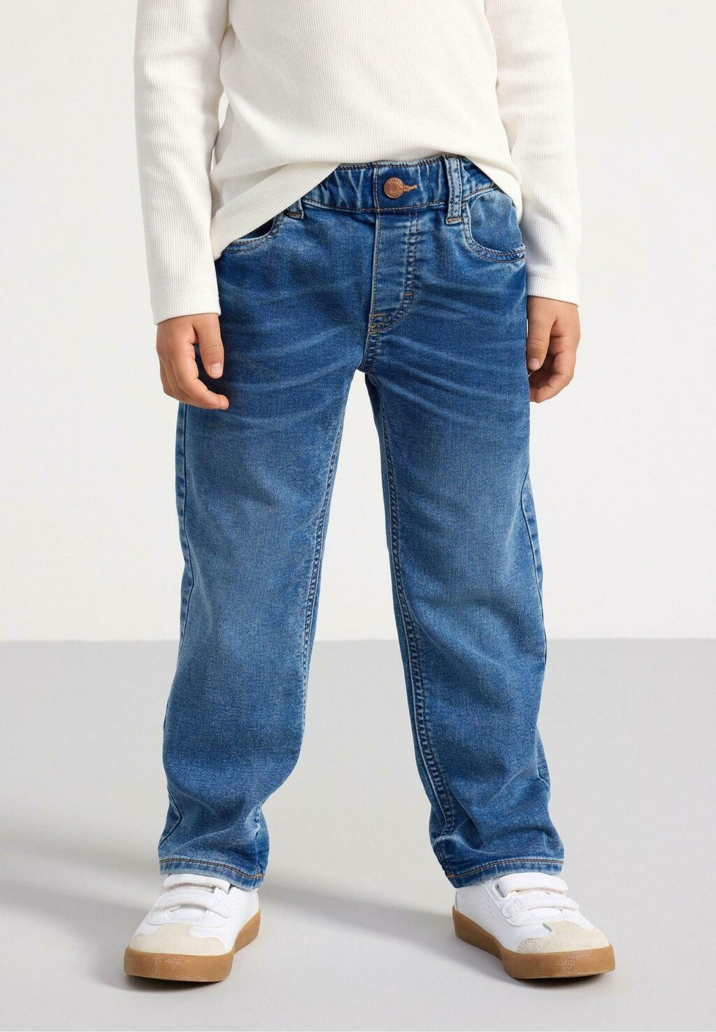 Джинсы прямого кроя Lindex, цвет denim