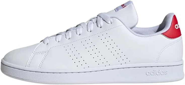 Мужские кроссовки Adidas Advantage, Cloud White Better Scarlet Cloud White