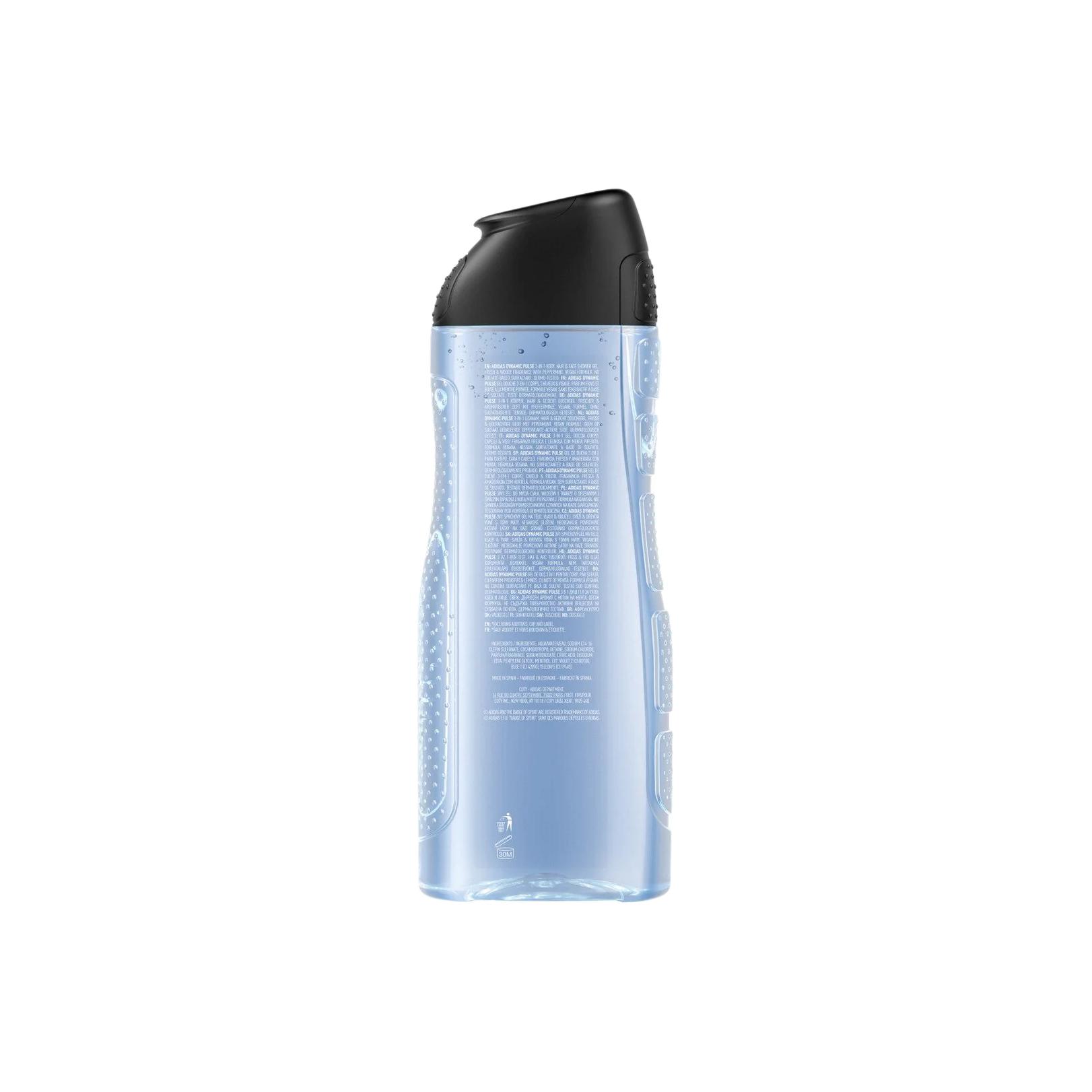 Active Pulse 3 в 1 гель для душа успокаивающее очищающее мыло аромат 400ml Adidas — фото 2